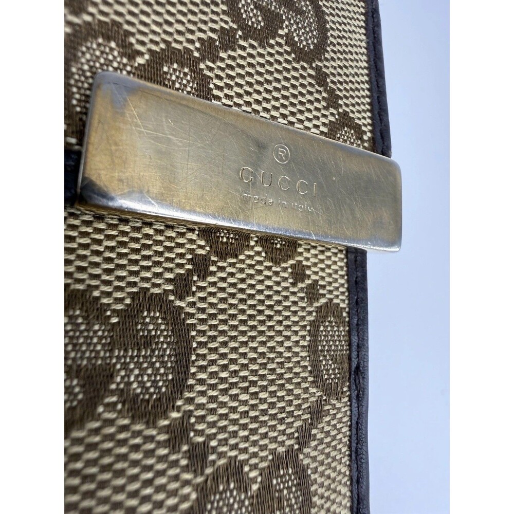Authentic Vintage Gucci GG Canvas Tri-Fold Wallet 257012 - Heavily Flawed /As-Is - Picture 4 of 16